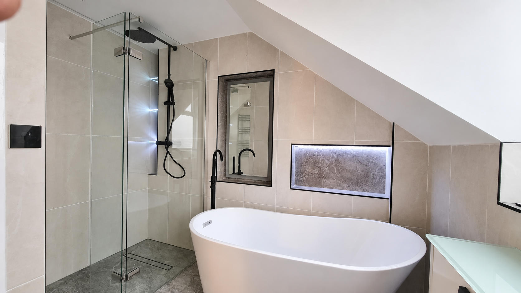 Completed bespoke bathroom in Portishead